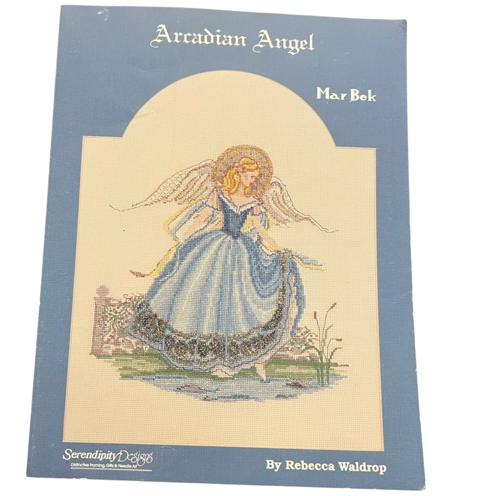 ARCADIAN ANGEL by Mar Bek 1992 Chart Rebecca Waldrop Angel Collection‎ Cottage